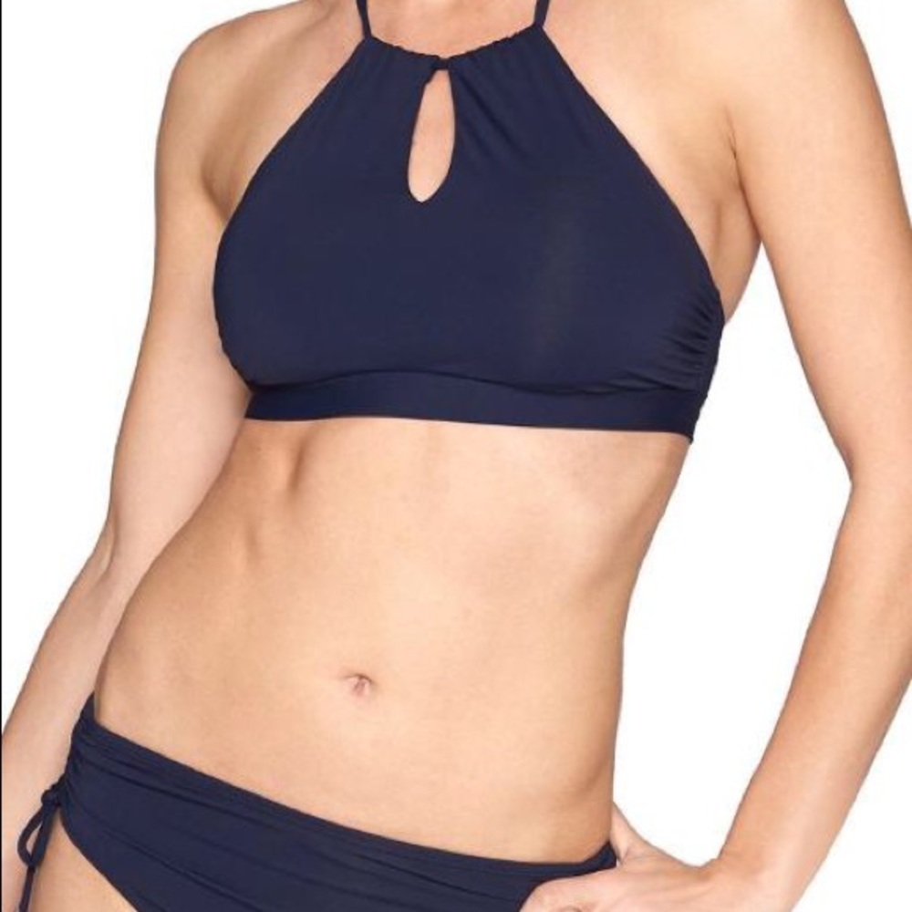 Athleta High neck Keyhole Bikini 2 piece